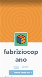Mobile Screenshot of fabriziocopano.tumblr.com