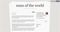 Desktop Screenshot of nuns.tumblr.com