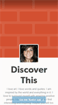 Mobile Screenshot of discoverthis.tumblr.com