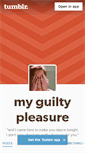 Mobile Screenshot of aboutmyguiltypleasure.tumblr.com