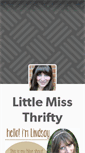 Mobile Screenshot of littlemissthrifty.tumblr.com