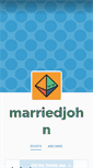 Mobile Screenshot of marriedjohn.tumblr.com