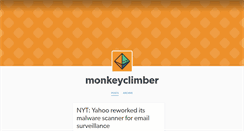 Desktop Screenshot of monkeyclimber.tumblr.com