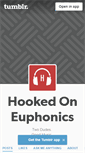 Mobile Screenshot of hookedoneuphonics.tumblr.com