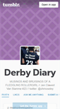 Mobile Screenshot of derbydiary.tumblr.com