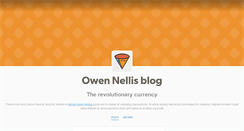 Desktop Screenshot of owenellis.tumblr.com