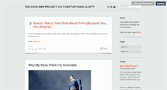 Desktop Screenshot of goodmenproject.tumblr.com