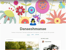 Tablet Screenshot of danaeshmanae.tumblr.com