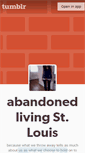 Mobile Screenshot of abandonedliving.tumblr.com