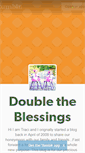 Mobile Screenshot of doubletheblessings.tumblr.com