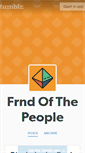 Mobile Screenshot of frndofthepeople.tumblr.com