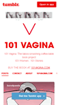 Mobile Screenshot of 101vagina.tumblr.com