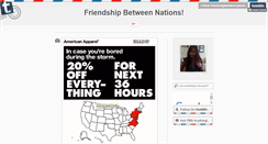Desktop Screenshot of friendshipbetweennations.tumblr.com