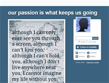 Tablet Screenshot of neverlooseyourpassion.tumblr.com