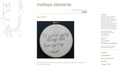 Desktop Screenshot of melissaclementedesigns.tumblr.com