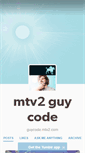 Mobile Screenshot of mtv2guycode.tumblr.com