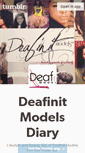 Mobile Screenshot of deafinitmodelsdiary.tumblr.com