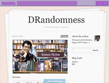 Tablet Screenshot of drandomness.tumblr.com