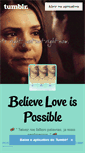 Mobile Screenshot of believeloveispossible.tumblr.com