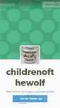 Mobile Screenshot of childrenofthewolf.tumblr.com