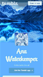 Mobile Screenshot of anawaterkemper.tumblr.com