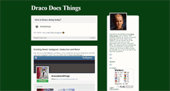 Desktop Screenshot of dracodoesthings.tumblr.com