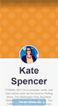 Mobile Screenshot of katespencer.tumblr.com