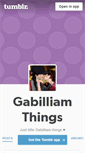 Mobile Screenshot of gabilliamthings.tumblr.com