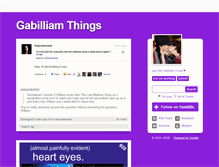 Tablet Screenshot of gabilliamthings.tumblr.com