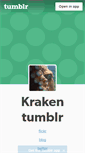 Mobile Screenshot of kraken.tumblr.com