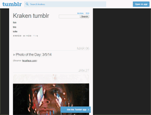 Tablet Screenshot of kraken.tumblr.com