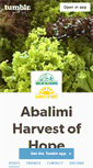 Mobile Screenshot of abalimiharvestofhope.tumblr.com