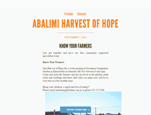 Tablet Screenshot of abalimiharvestofhope.tumblr.com