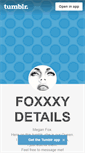 Mobile Screenshot of foxxxydetails.tumblr.com