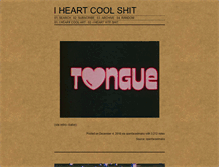 Tablet Screenshot of iheartcoolshit.tumblr.com