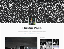 Tablet Screenshot of dustinpace.tumblr.com