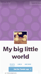 Mobile Screenshot of mybiglittleworld.tumblr.com