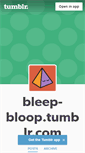 Mobile Screenshot of bleep-bloop.tumblr.com