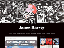 Tablet Screenshot of harveyjames.tumblr.com