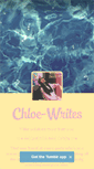 Mobile Screenshot of chloe-writes.tumblr.com