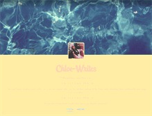 Tablet Screenshot of chloe-writes.tumblr.com