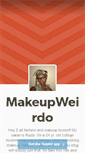 Mobile Screenshot of makeupweirdo.tumblr.com
