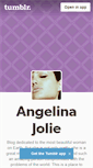 Mobile Screenshot of angiejolie.tumblr.com