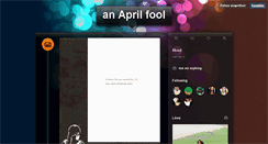 Desktop Screenshot of anaprilfool.tumblr.com