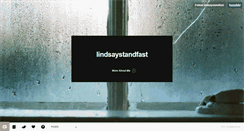 Desktop Screenshot of lindsaystandfast.tumblr.com