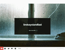 Tablet Screenshot of lindsaystandfast.tumblr.com