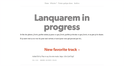 Desktop Screenshot of lanquarem.tumblr.com