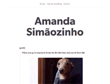 Tablet Screenshot of amandasimaozinho.tumblr.com