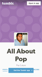 Mobile Screenshot of allaboutpop.tumblr.com