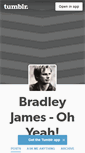 Mobile Screenshot of bradleyjamesisdaman.tumblr.com